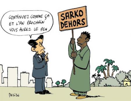 le c.. de sarko
